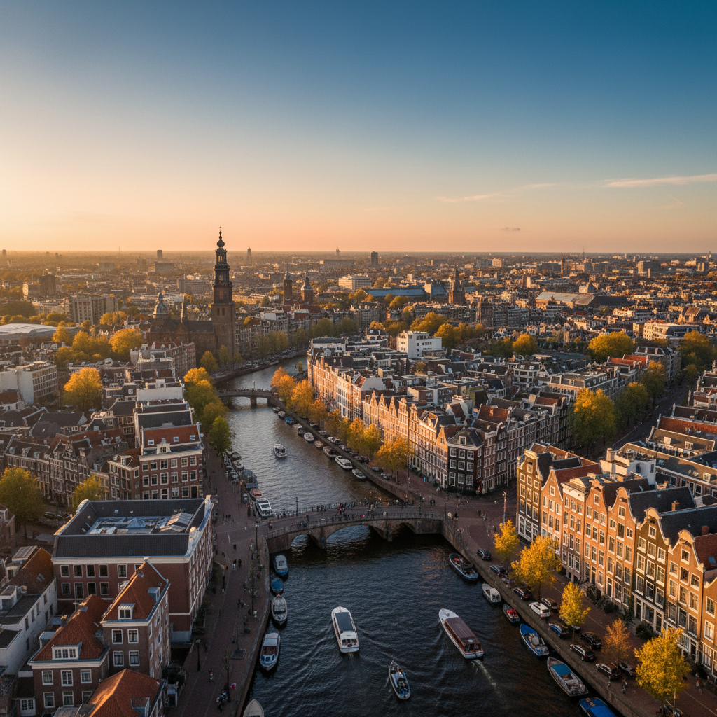 Private jet charter to Amsterdam