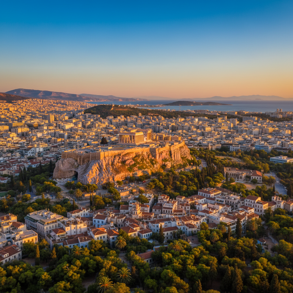 Private jet charter to Athens