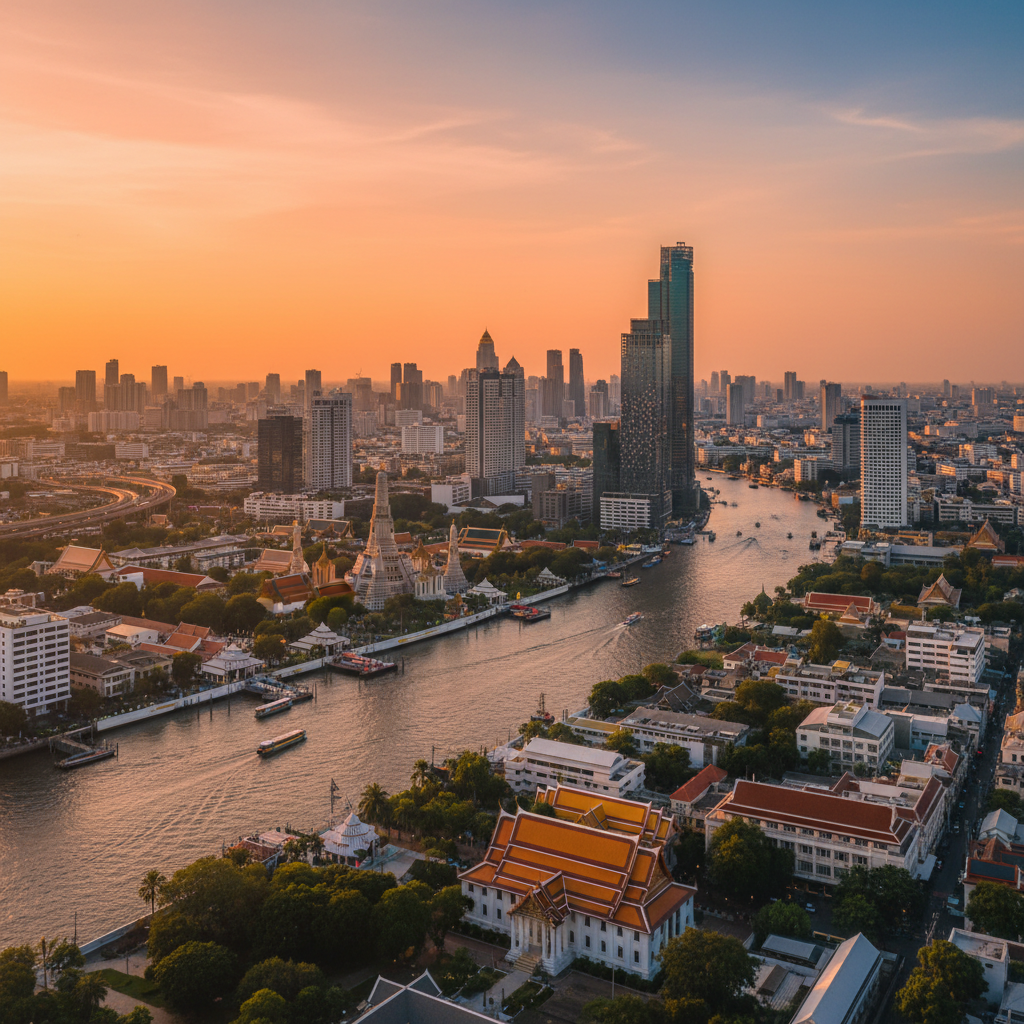 Private jet charter to Bangkok