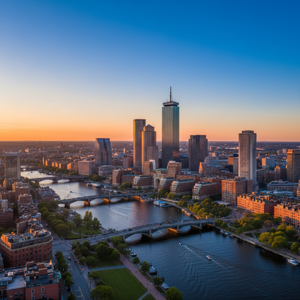 Private jet charter to Boston
