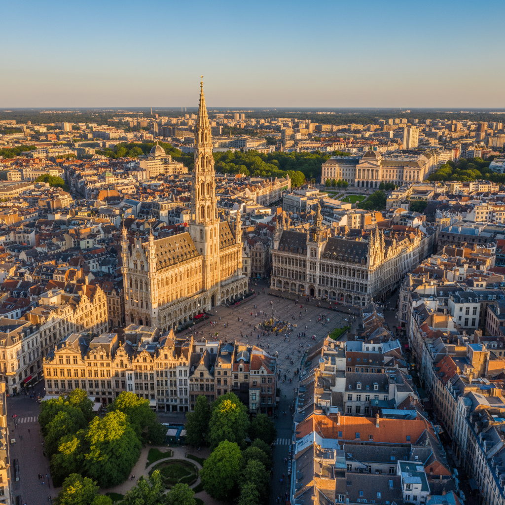 Private jet charter to Brussels