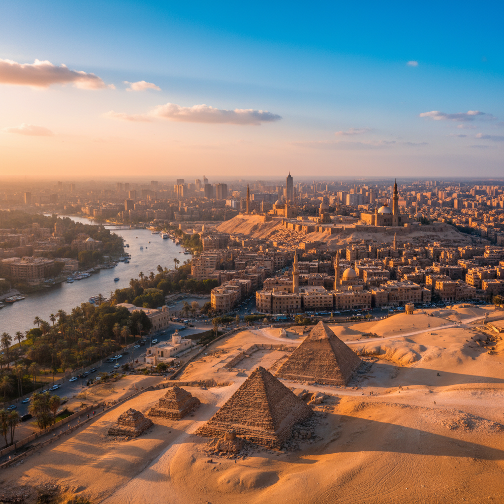 Private jet charter to Cairo