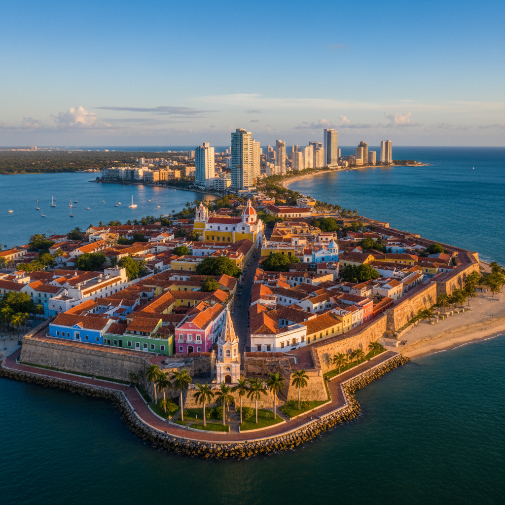 Private jet charter to Cartagena