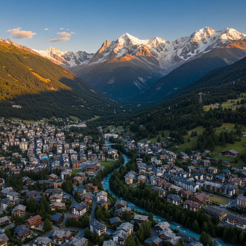 Private jet charter to Chamonix