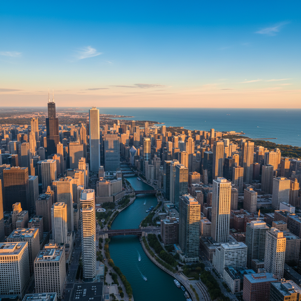 Private jet charter to Chicago