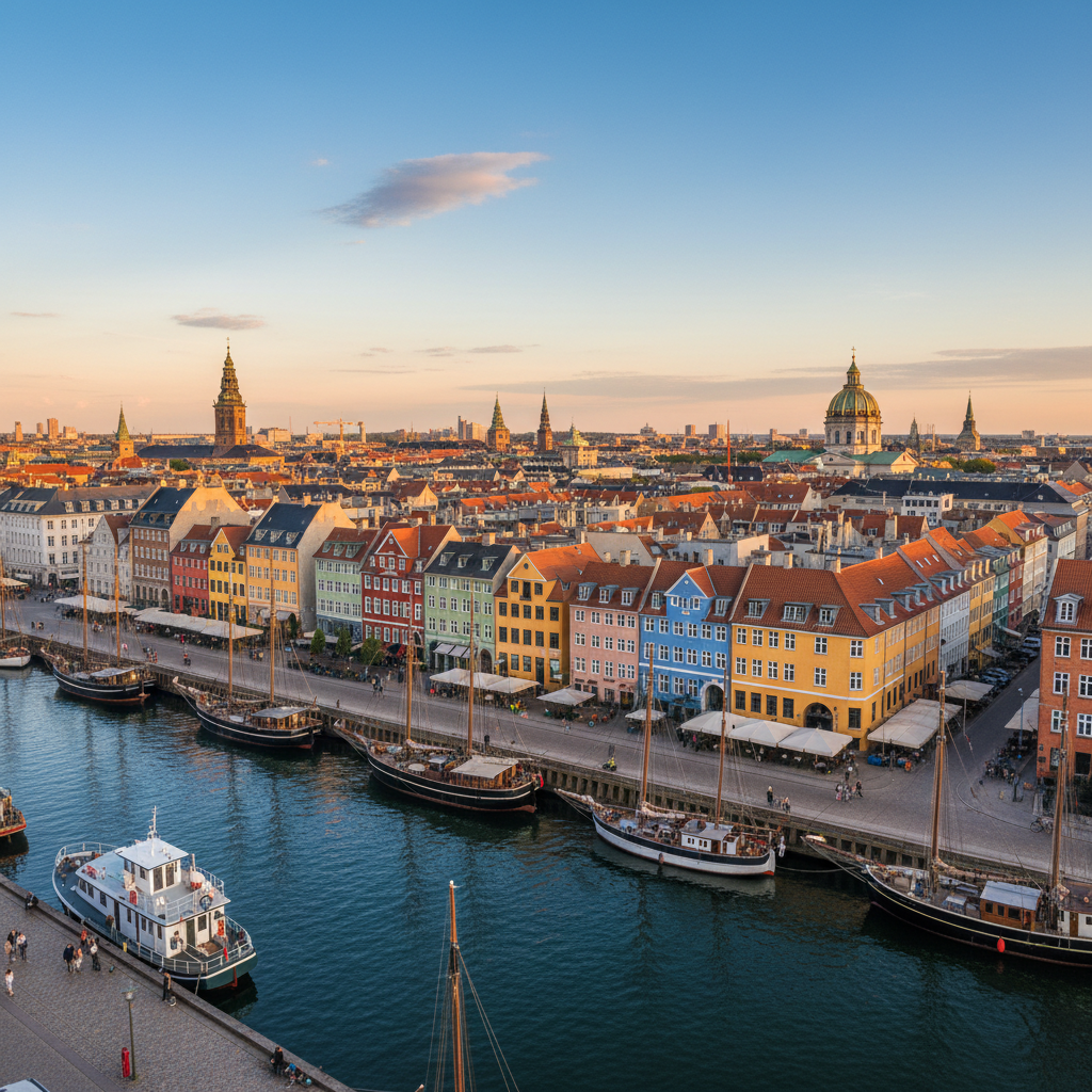 Private jet charter to Copenhagen