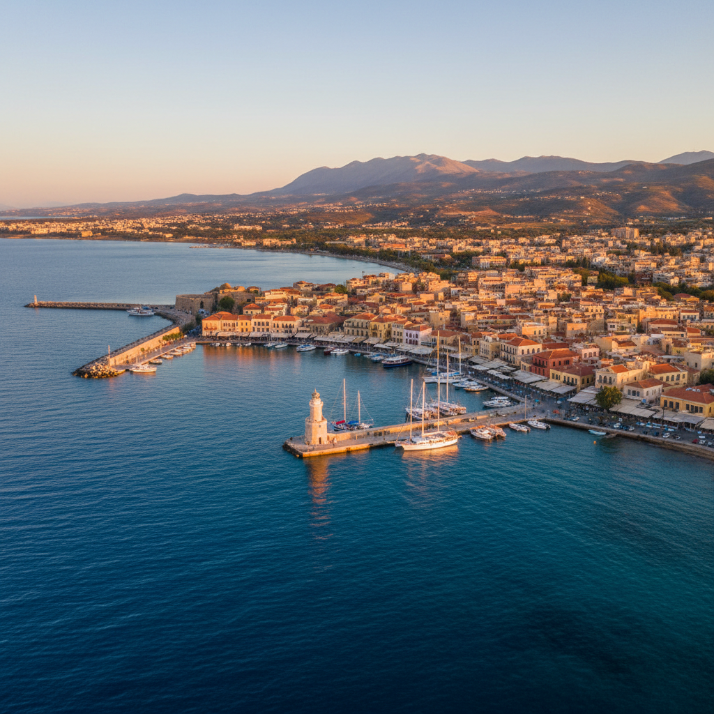 Private jet charter to Crete