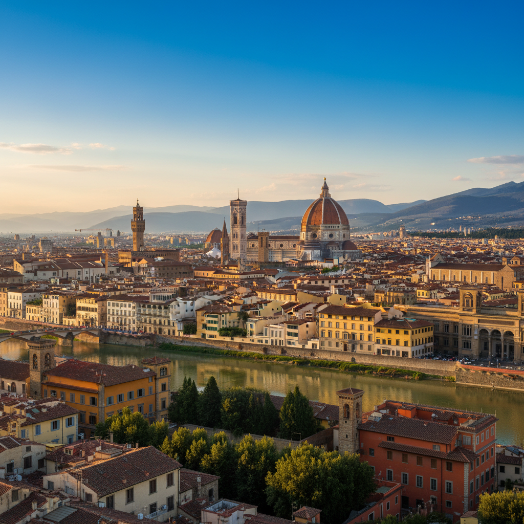 Private jet charter to Florence