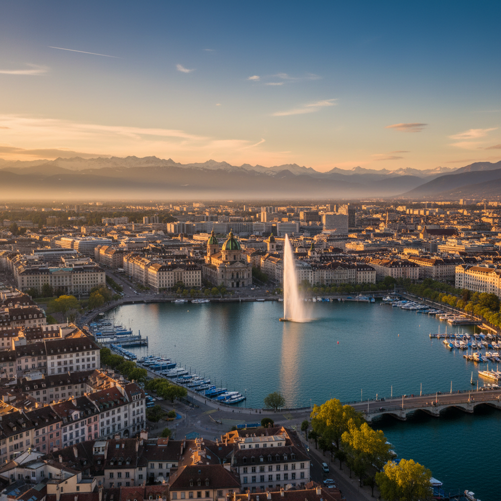 Private jet charter to Geneva
