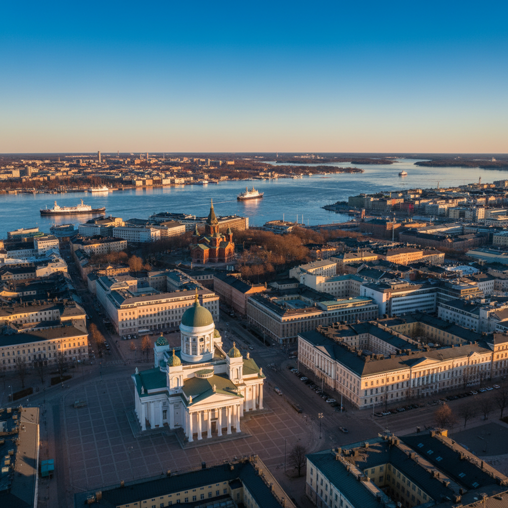 Private jet charter to Helsinki