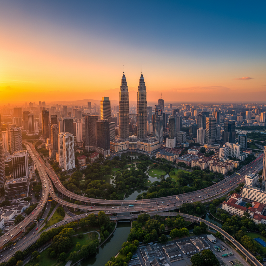 Private jet charter to Kuala Lumpur