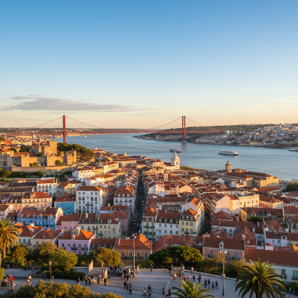 Private jet charter to Lisbon