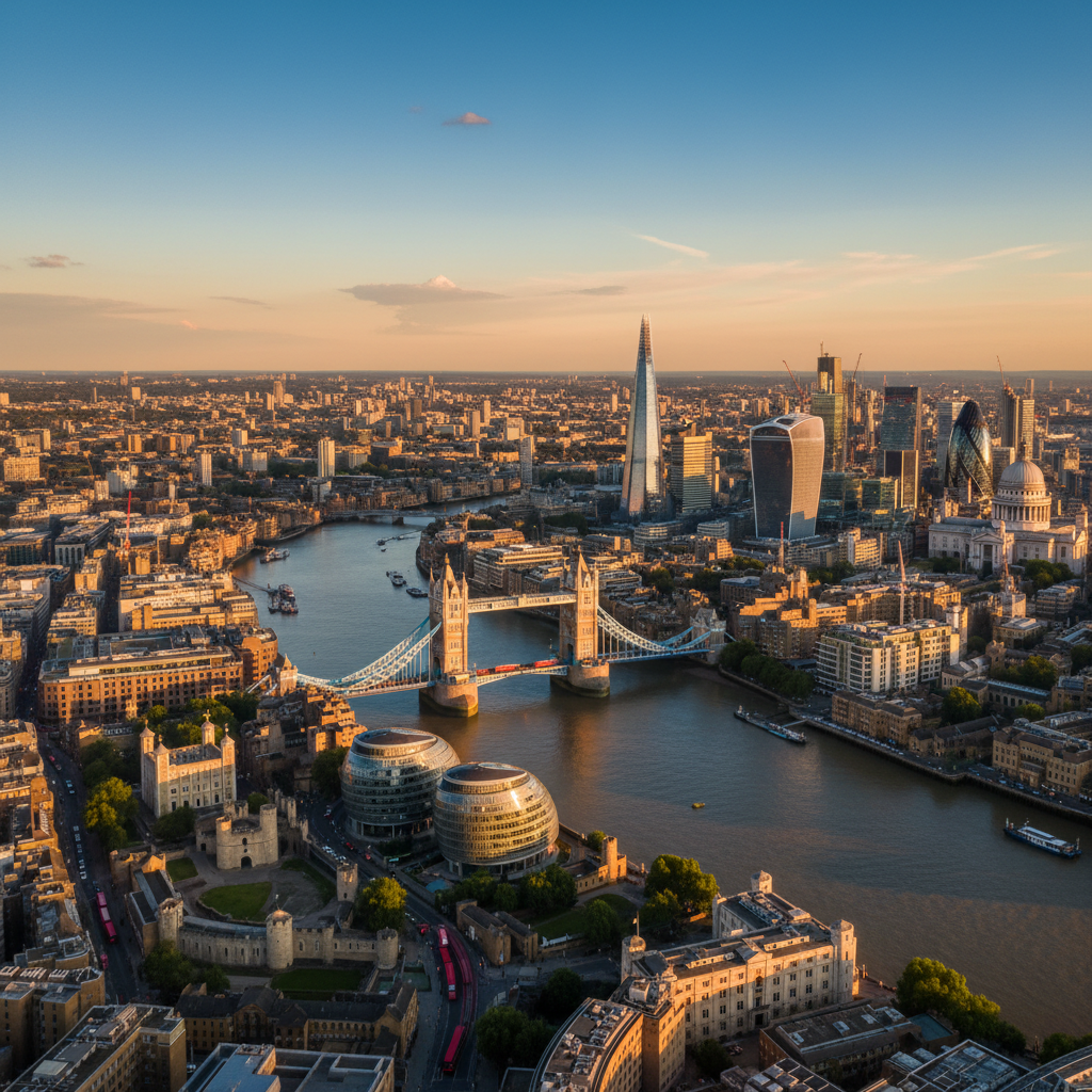 Private jet charter to London