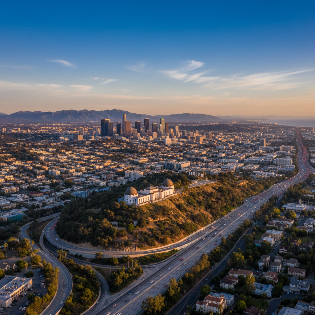Private jet charter to Los Angeles