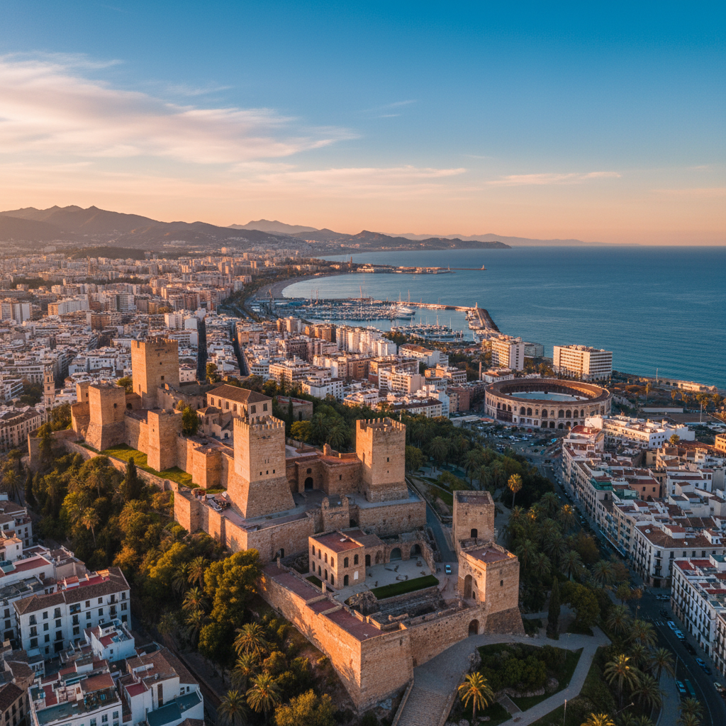 Private jet charter to Malaga