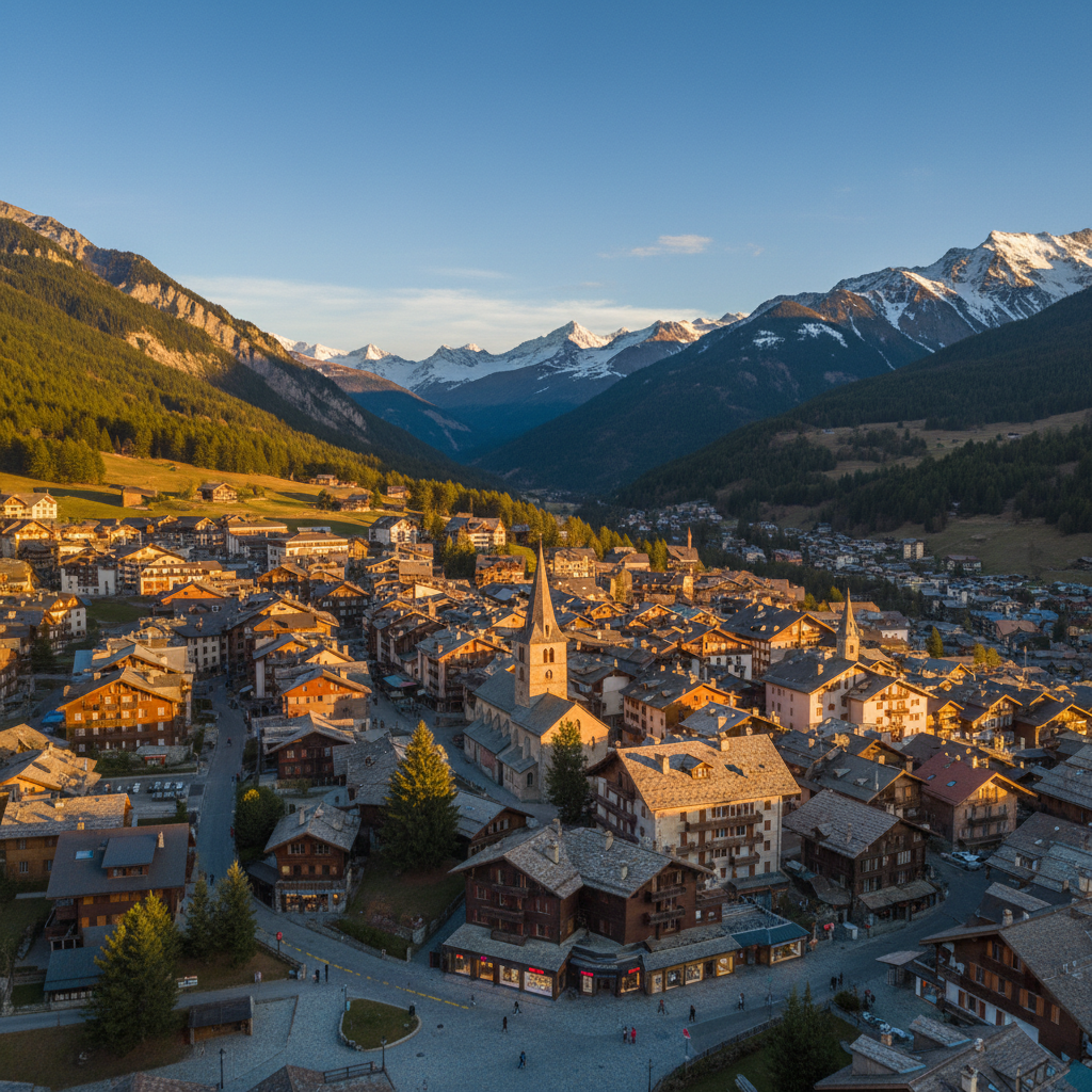 Private jet charter to Megève