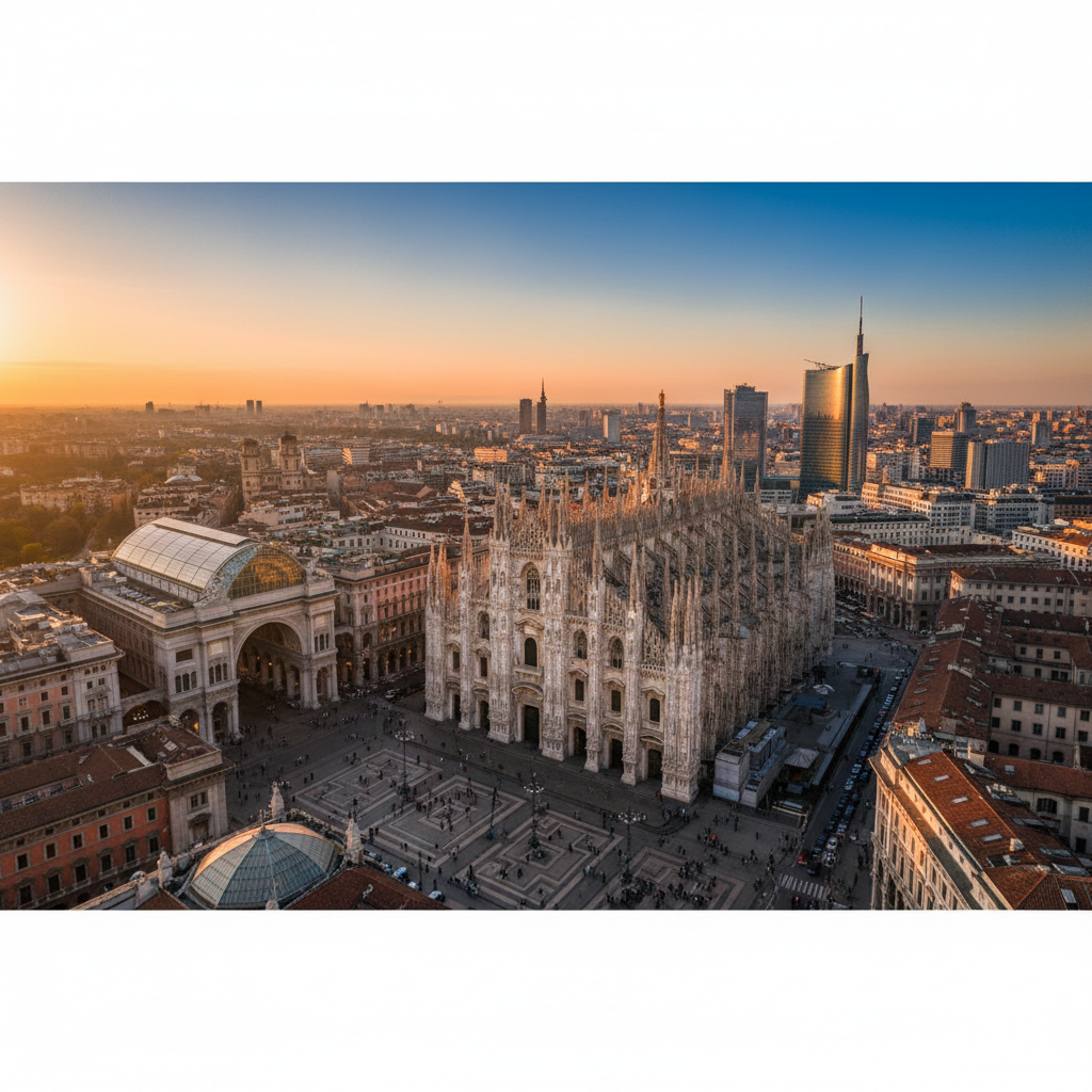 Private jet charter to Milan