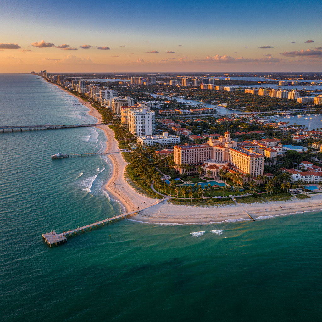 Private jet charter to Palm Beach