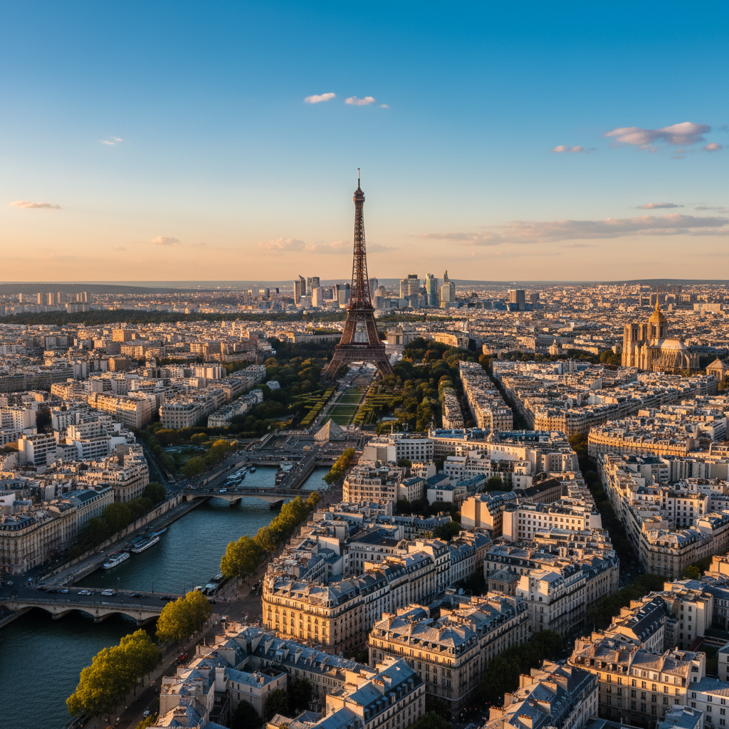 Private jet charter to Paris
