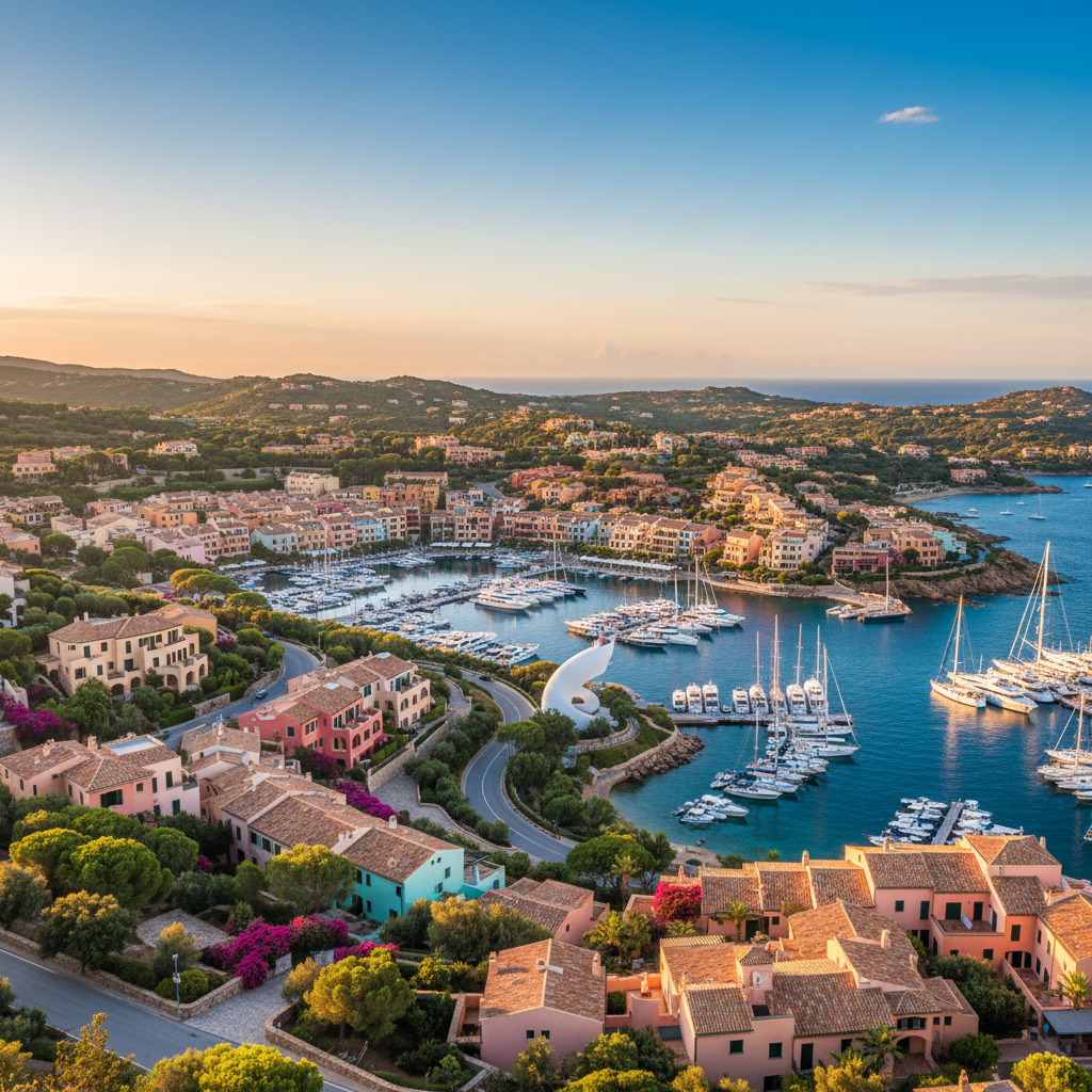 Private jet charter to Porto Cervo