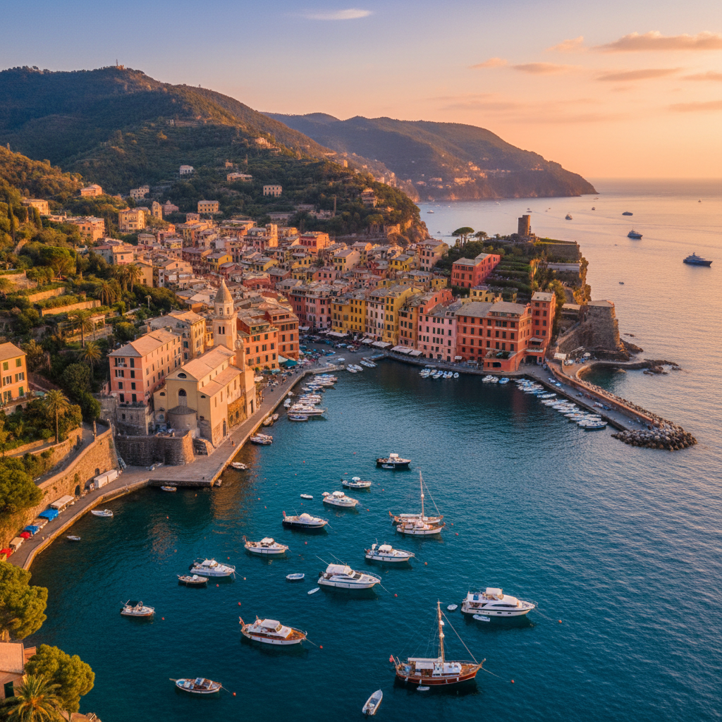 Private jet charter to Portofino