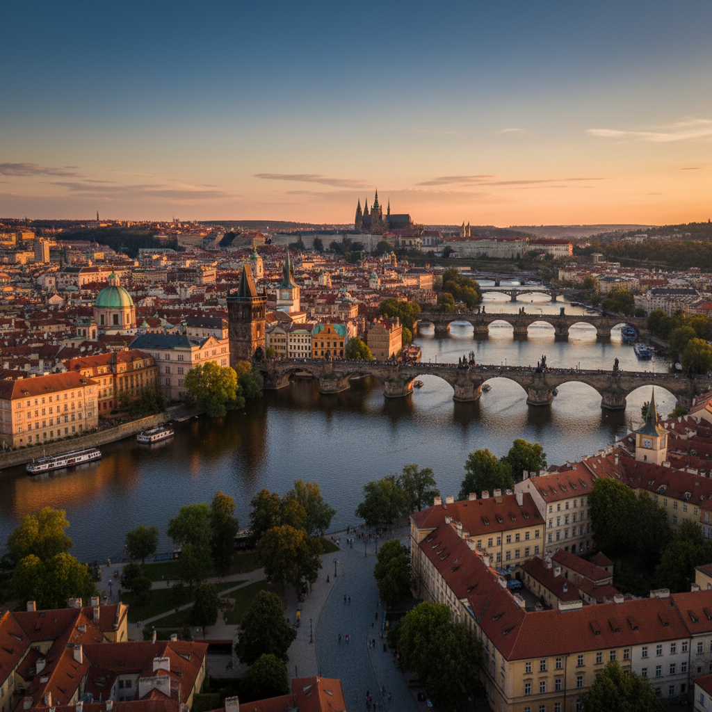 Private jet charter to Prague