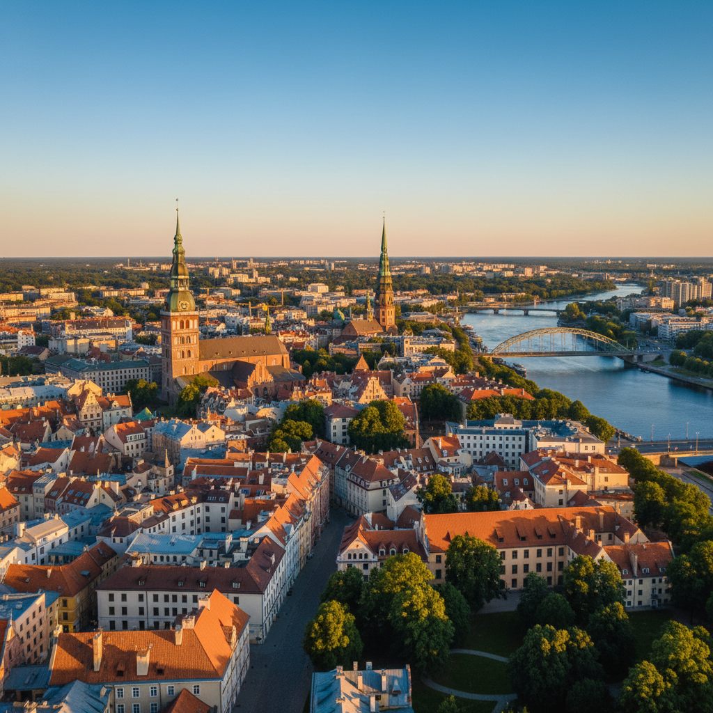 Private jet charter to Riga