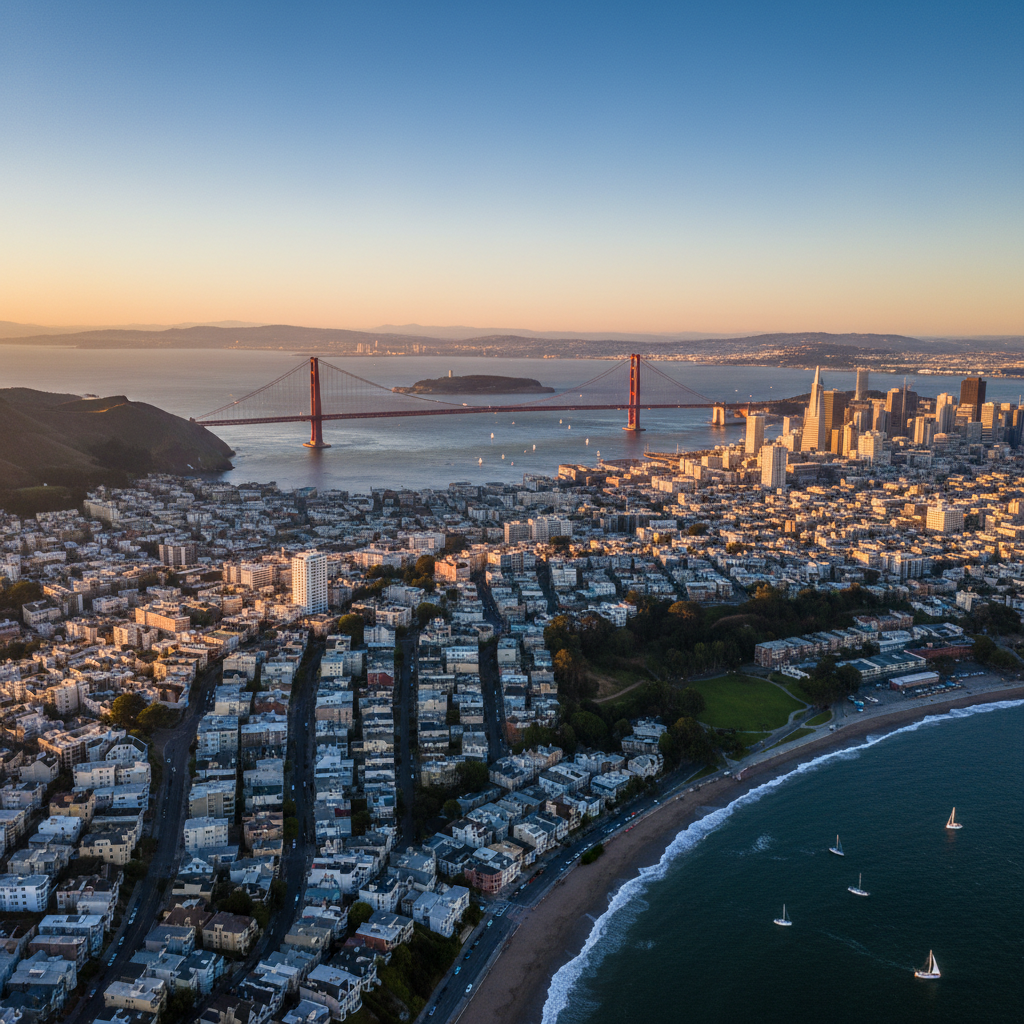 Private jet charter to San Francisco
