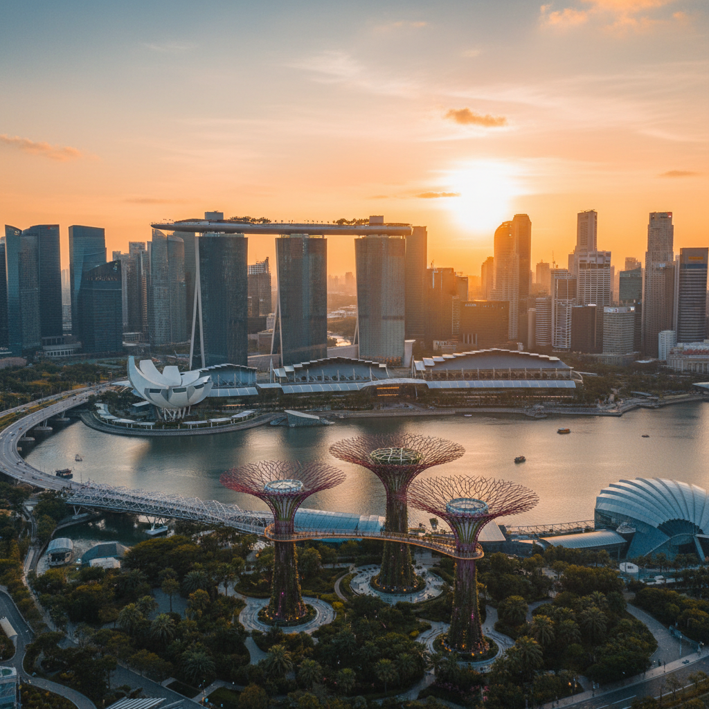 Private jet charter to Singapore