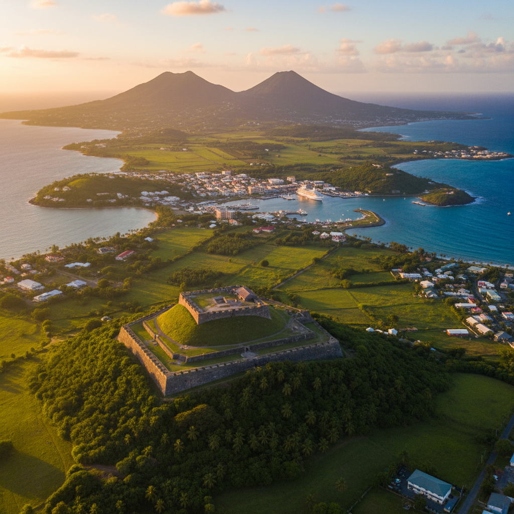 Private jet charter to St. Kitts