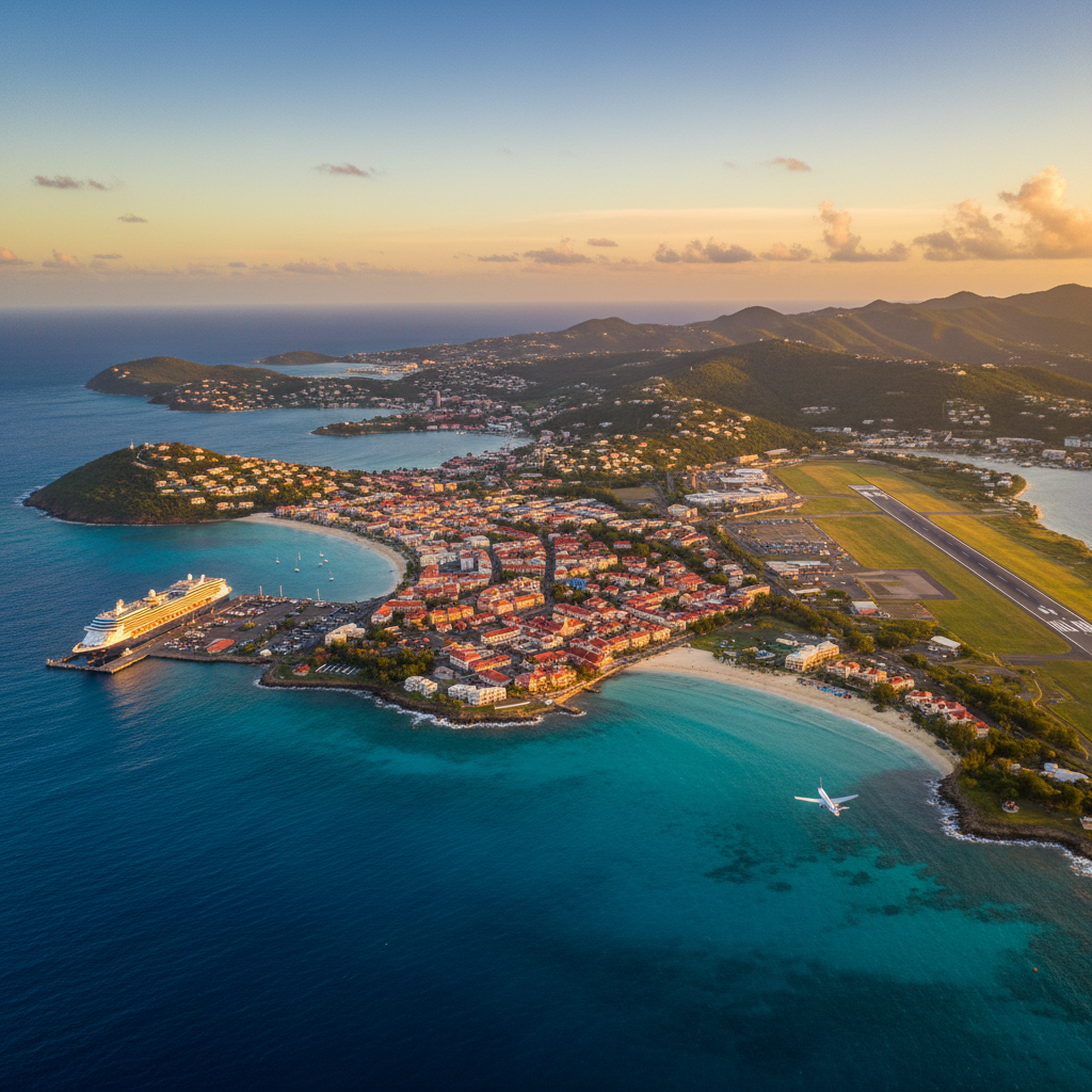 Private jet charter to St. Maarten