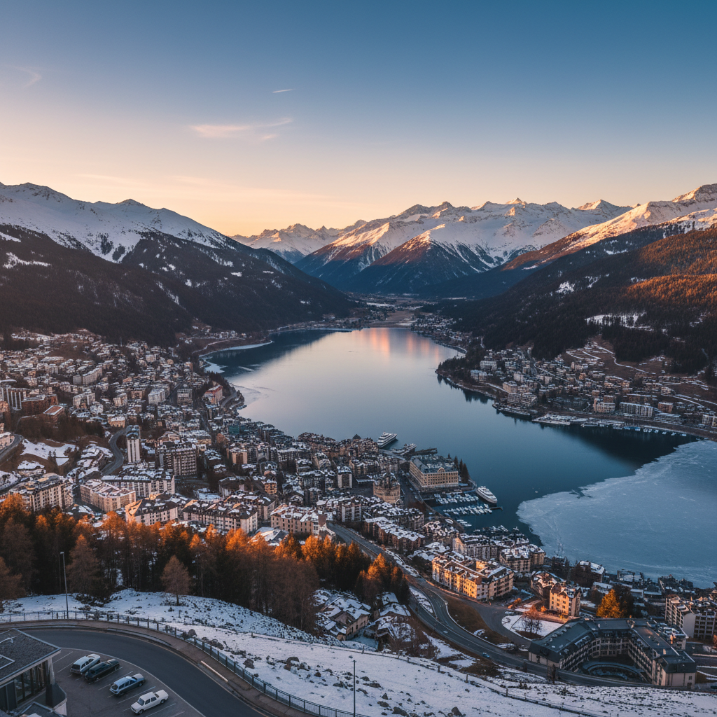 Private jet charter to St. Moritz