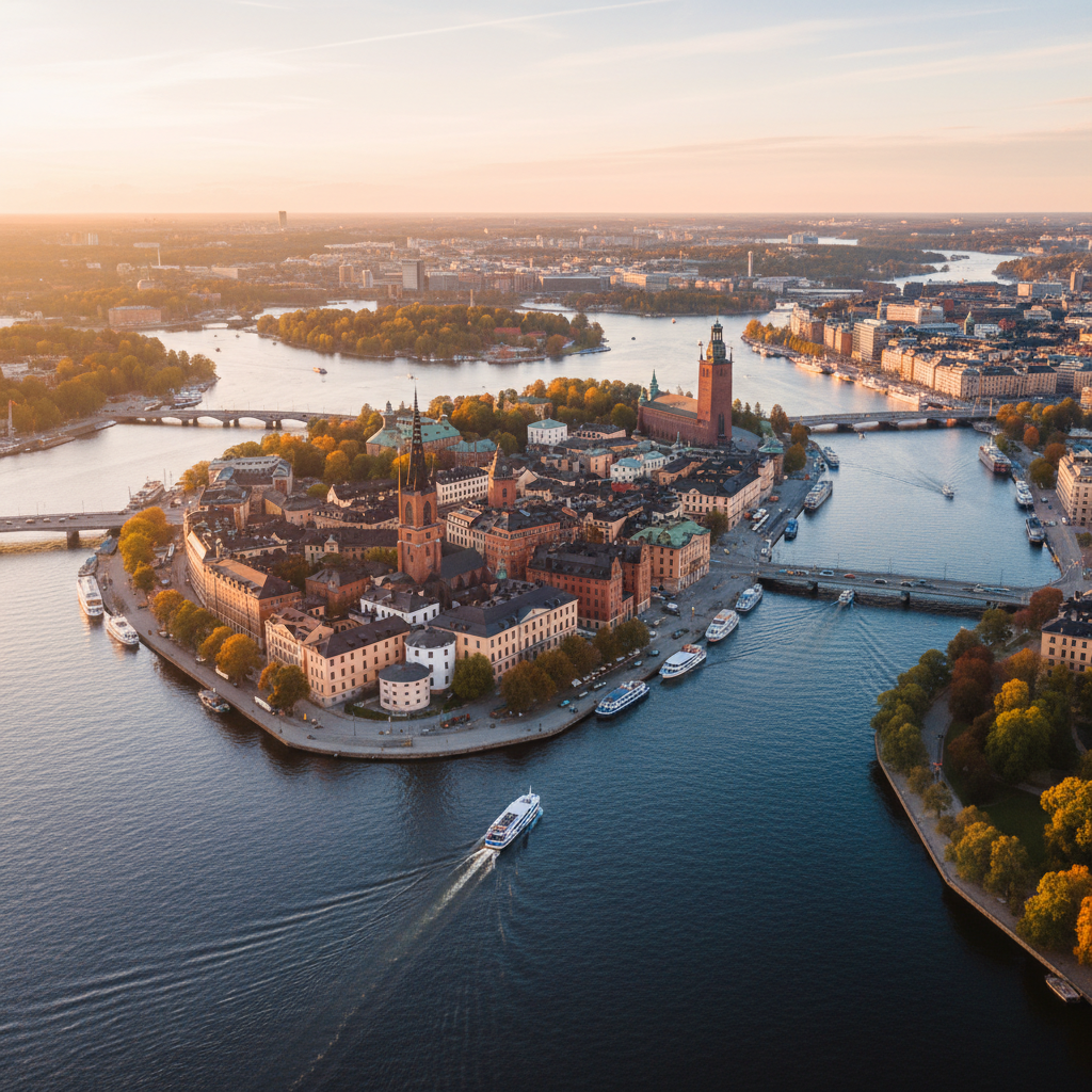 Private jet charter to Stockholm