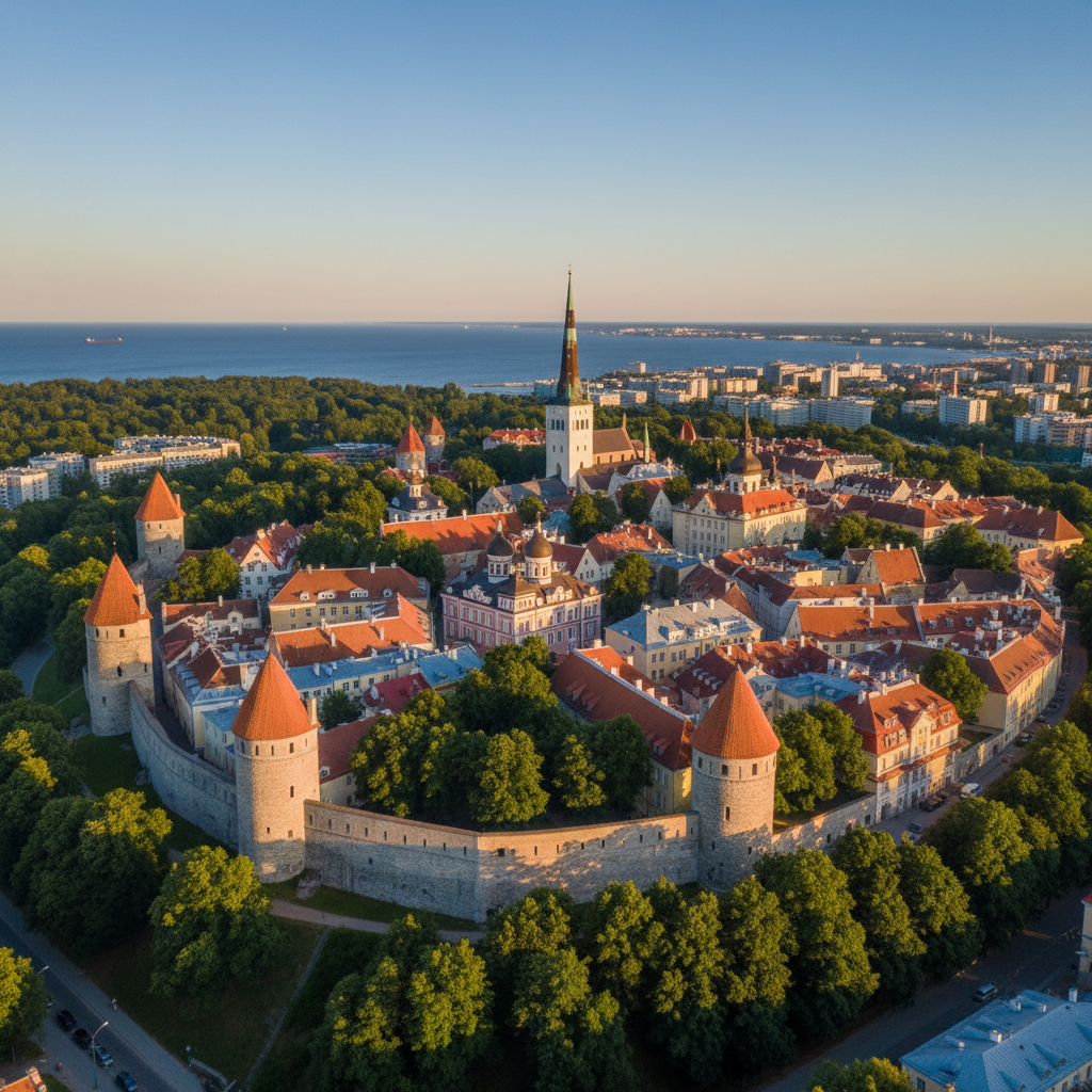 Private jet charter to Tallinn