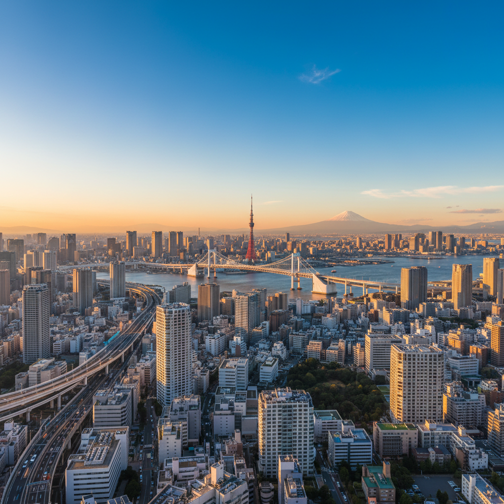 Private jet charter to Tokyo