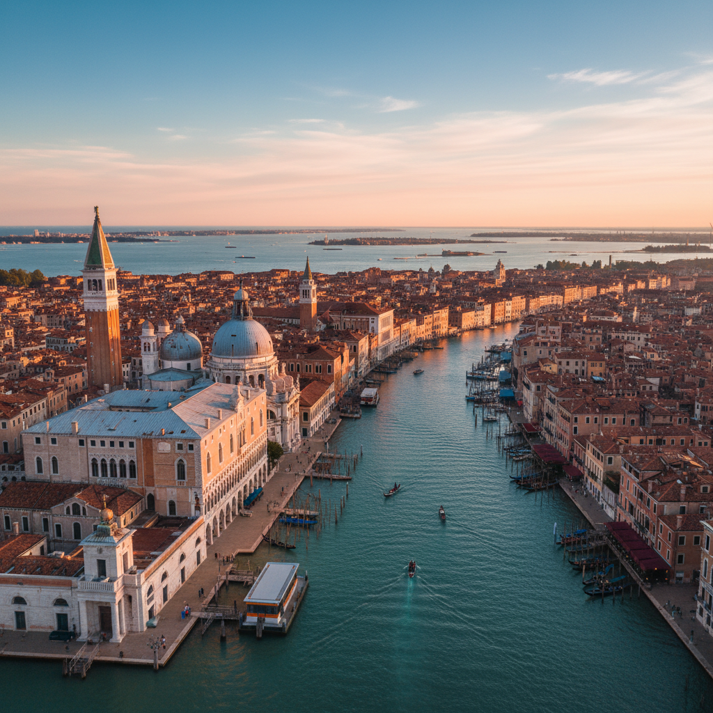 Private jet charter to Venice