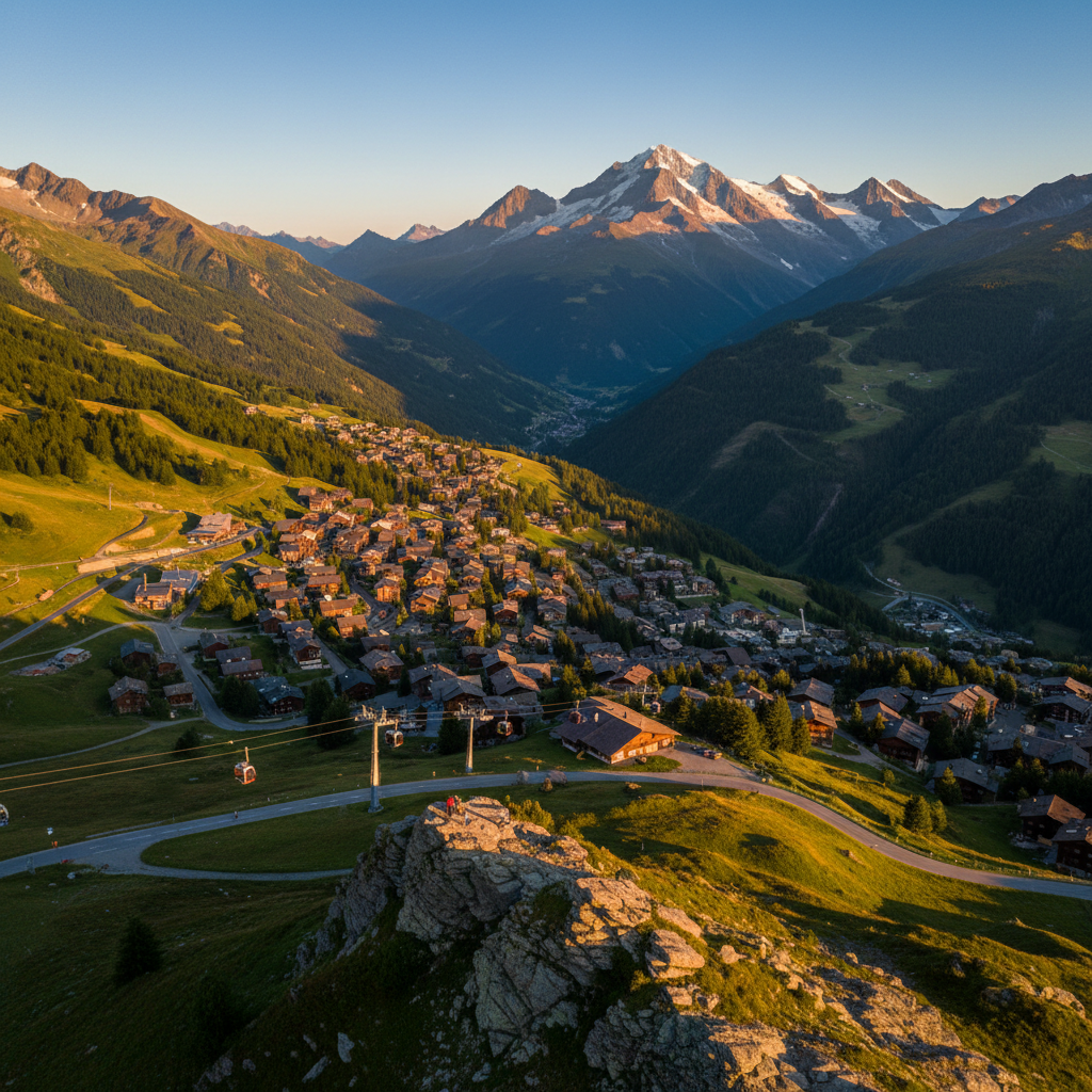 Private jet charter to Verbier