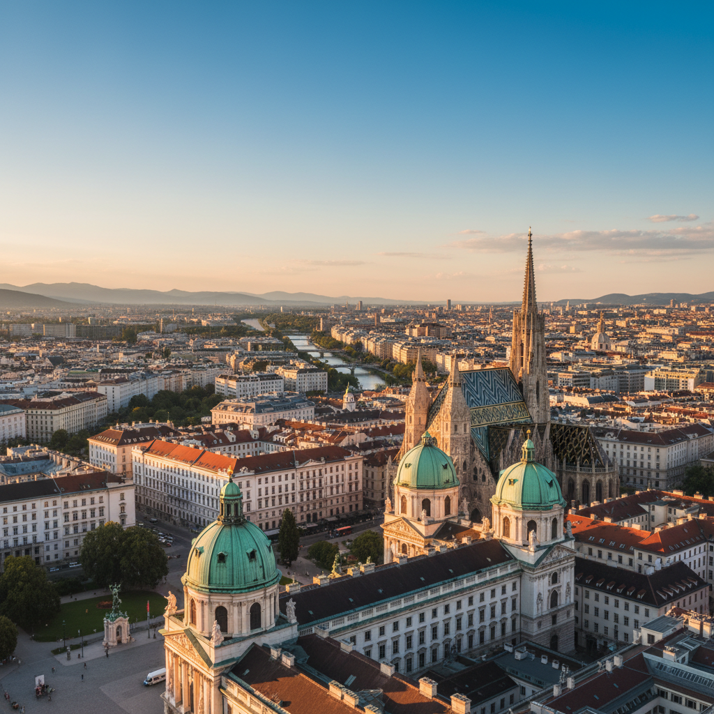 Private jet charter to Vienna