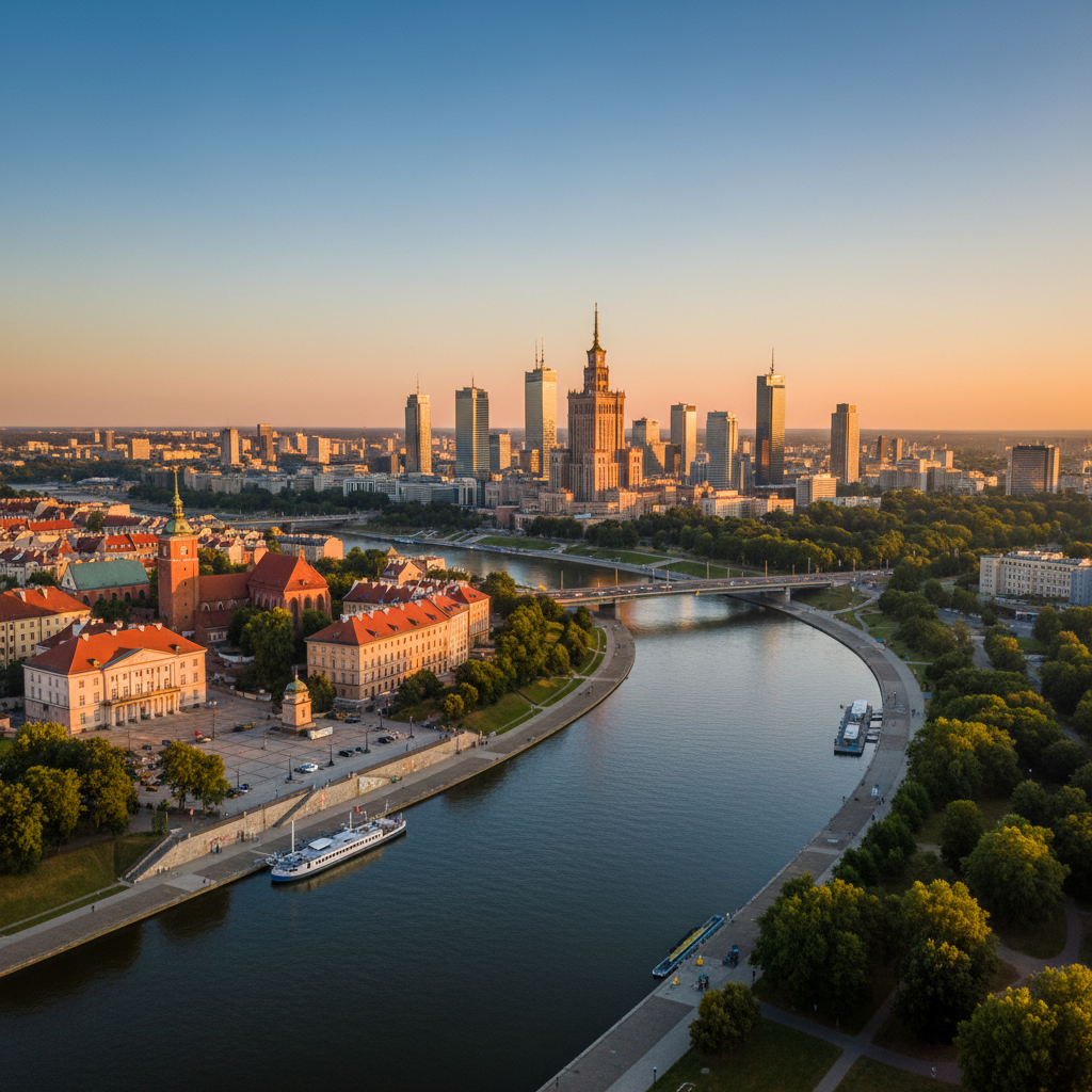 Private jet charter to Warsaw