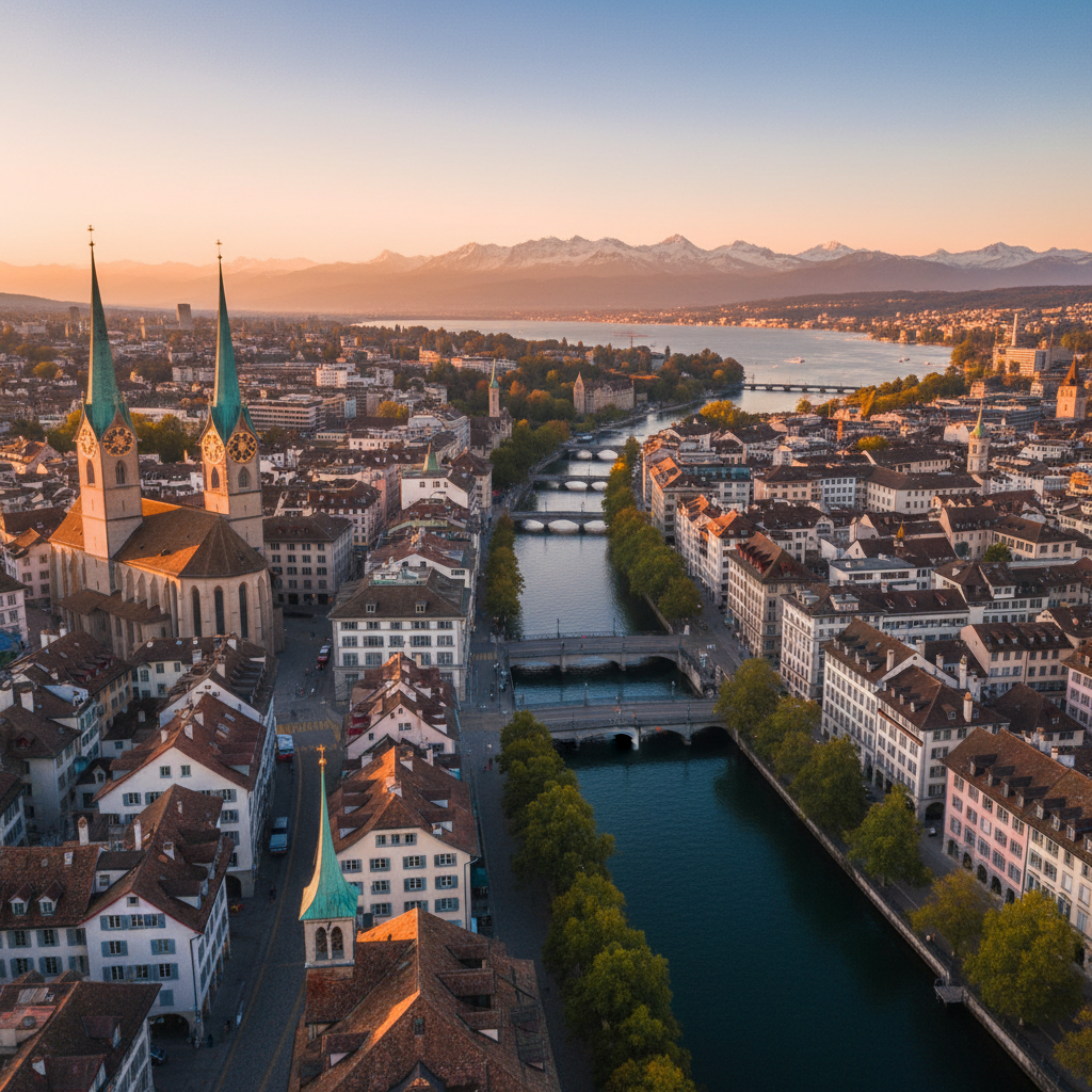 Private jet charter to Zurich