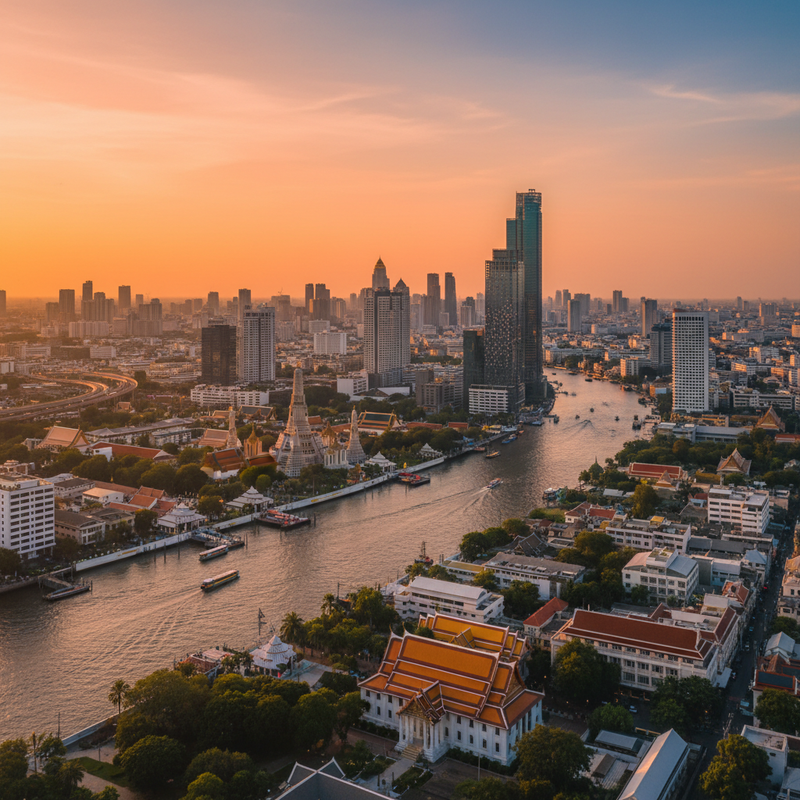 Private jet charter to Bangkok