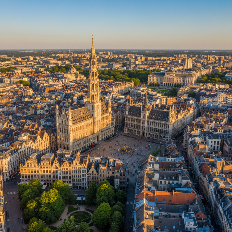 Private jet charter to Brussels
