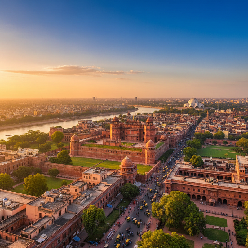 Private jet charter to Delhi
