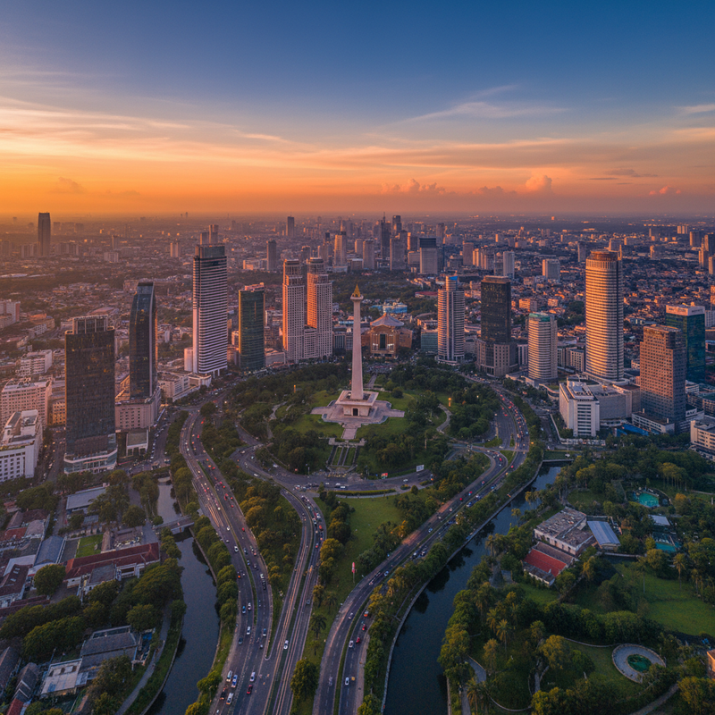 Private jet charter to Jakarta