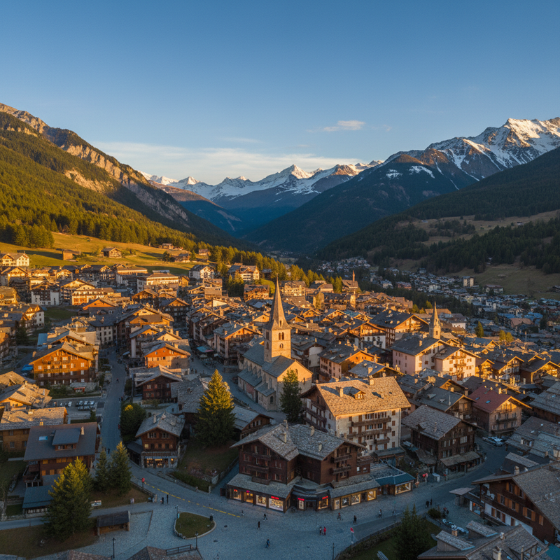 Private jet charter to Megève