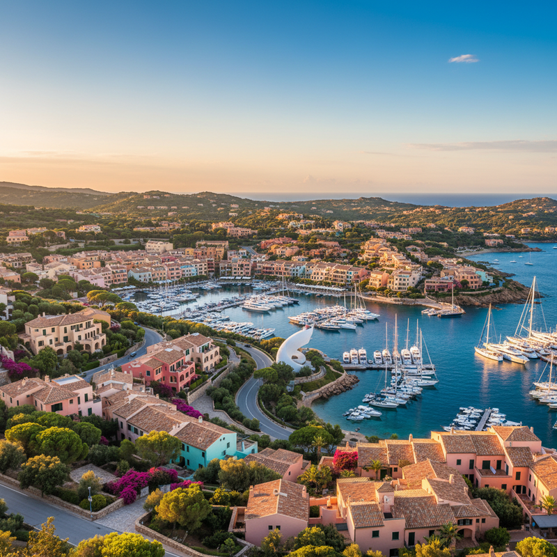 Private jet charter to Porto Cervo